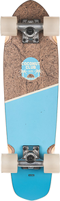 GLOBE BLAZER 26" SKATEBOARD COMPLETE 7.25x26 COCONUT/SKY
