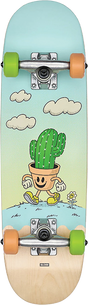 GLOBE KIDS SOFTIE MICRO SKATEBOARD COMPLETE 7.12 CACTI GUY