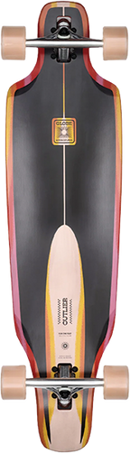 GLOBE OUTLIER SKATEBOARD COMPLETE 9.6x36 SCORCH