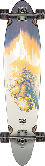 GLOBE PINNER CLASSIC SKATEBOARD COMPLETE 9x40 GOLD VEIN