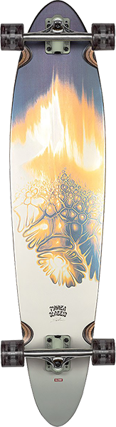 GLOBE PINNER CLASSIC SKATEBOARD COMPLETE 9x40 GOLD VEIN