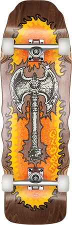 GLOBE RESTLESS CRUISER SKATEBOARD COMPLETE-10X31.5 AXE MAN