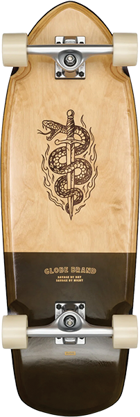 GLOBE STUBBY SKATEBOARD COMPLETE-10.0X30 INNER SAVAGE