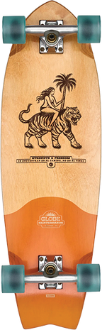 GLOBE SUN CITY SKATEBOARD COMPLETE-9x30 LA TIGRA