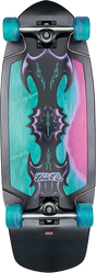 GLOBE TALON 30" SKATEBOARD COMPLETE-10.5x30 BLACK/BLUE/GREEN