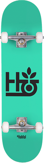 HABITAT POD SKATEBOARD COMPLETE 7.75 TEAL