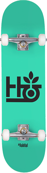 HABITAT POD SKATEBOARD COMPLETE 7.75 TEAL