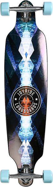 JOYRIDE GLEAM DT SKATEBOARD COMPLETE 39 BLACK/BLU
