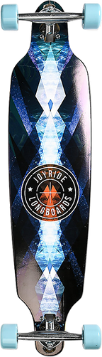 JOYRIDE GLEAM DT SKATEBOARD COMPLETE 39 BLACK/BLU