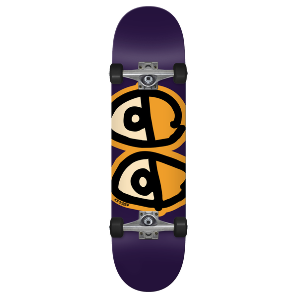 KROOKED GLOW EYES SKATEBOARD COMPLETE 8.25