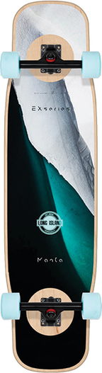 LONG ISLAND MANTA FIBER-EX SKATEBOARD COMPLETE 9.5X38.75