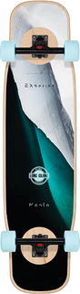 LONG ISLAND MANTA FIBER-EX SKATEBOARD COMPLETE 9.5X38.75