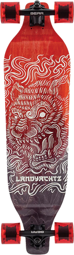 LANDYACHTZ EVO 36 BEAR SKATEBOARD COMPLETE-9.5X36