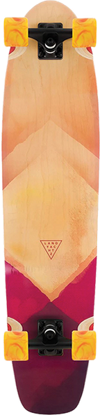 LANDYACHTZ RIPPER WATERCOLOR 130 SKATEBOARD COMPLETE 9x36.9