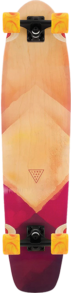 LANDYACHTZ RIPPER WATERCOLOR 130 SKATEBOARD COMPLETE 9x36.9