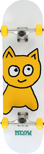 MEOW BIG CAT SKATEBOARD COMPLETE 8.0 WHITE