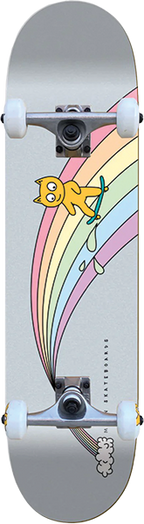 MEOW OVER THE RAINBOW SKATEBOARD COMPLETE-7.75 FADE