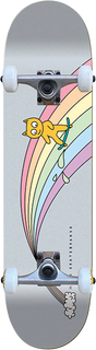 MEOW OVER THE RAINBOW SKATEBOARD COMPLETE-7.75 FADE