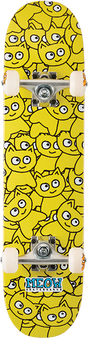 MEOW STICKER PILE SKATEBOARD COMPLETE-6.75 CMYK YELLOW