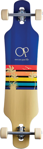 OP SUNSET DT LB SKATEBOARD COMPLETE 9.5x39 NAVY BLUE/OFF-WHT