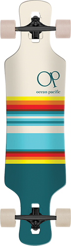 OP SWELL DT SKATEBOARD COMPLETE 9x36 OFF-WHT/TEAL