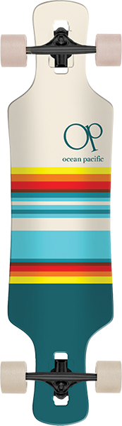 OP SWELL DT SKATEBOARD COMPLETE 9x36 OFF-WHT/TEAL