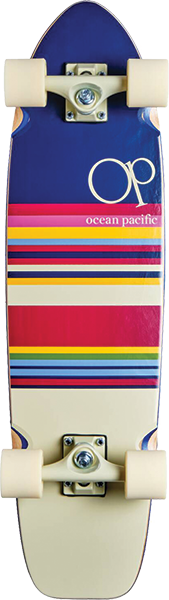 OP SWELL CRUISER SKATEBOARD COMPLETE 8.25x31 NAVY/OFF-WHT