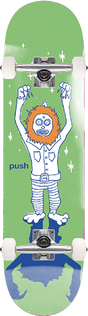 PUSH FROSTY SKETCH FP SKATEBOARD COMPLETE-6.75 GRN