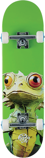 PUSH LIZARD BIG FP SKATEBOARD COMPLETE-7.5 LIME