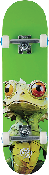PUSH LIZARD BIG FP SKATEBOARD COMPLETE-7.5 LIME