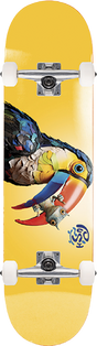 PUSH TOUCAN FP SOFT TOP SKATEBOARD COMPLETE-7.25 GOLDEN