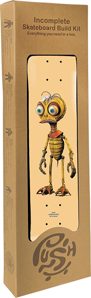 PUSH BEE ZOMBIE (IN-SKATEBOARD COMPLETE)-8.0 PEACH