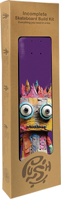PUSH BIG RAG DOLL (IN-SKATEBOARD COMPLETE)-7.5 PURPLE