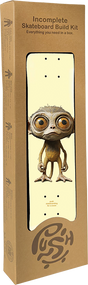 PUSH LIL CHIMP FP (IN-SKATEBOARD COMPLETE)-7.25 PALE YELLOW
