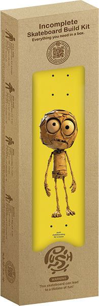 PUSH PLYWOOD GUY FP (IN-COMPLETE)-7.25 YEL/GRN