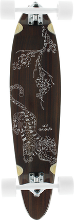 SAN CLEMENTE TIGER LILLY PIN SKATEBOARD COMPLETE 8x34