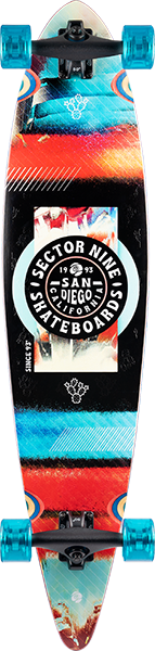 SECTOR 9 LEDGER FIESTA SKATEBOARD COMPLETE 9.25x40