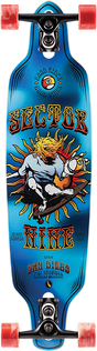 SECTOR 9 MINI FRACTAL 9ER BLU SKATEBOARD COMPLETE 8.75x34 sidewinder