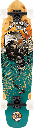 SECTOR 9 STRAND STORM SKATEBOARD COMPLETE 8.7X34