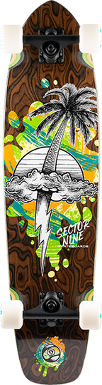 SECTOR 9 STRAND SQUALL SKATEBOARD COMPLETE 8.7x34