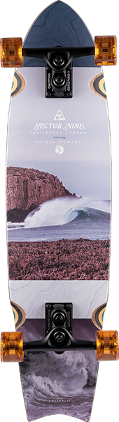 SECTOR 9 UNAGI RIPS SKATEBOARD COMPLETE 8.75x34.5