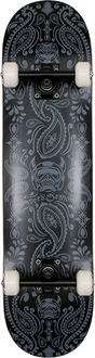 SPEED DEMONS BANDANA SKATEBOARD COMPLETE 8.0 BLK/BLK