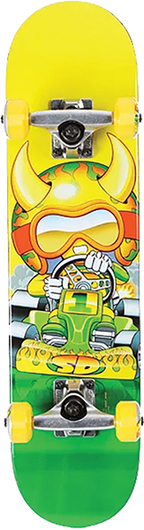 SPEED DEMONS GO KART SOFT TOP SKATEBOARD COMPLETE 6.75