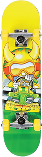 SPEED DEMONS GO KART SOFT TOP SKATEBOARD COMPLETE 6.75