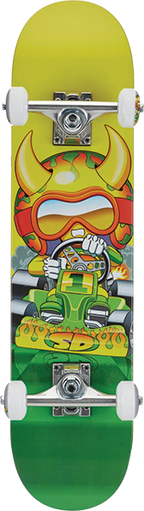 SPEED DEMONS GO KART SOFT TOP SKATEBOARD COMPLETE 7.25