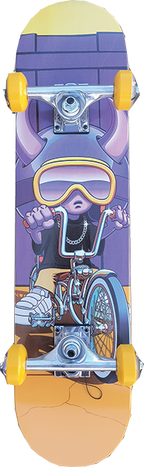 SPEED DEMONS LOW RIDER SKATEBOARD COMPLETE 6.75