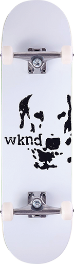 WKND LOUIE TEAM SKATEBOARD COMPLETE-8.25 WHITE