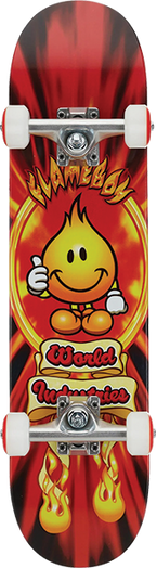 WORLD INDUSTRIES FLAMEBOY V2 SOFT TOP SKATEBOARD COMPLETE 7.0