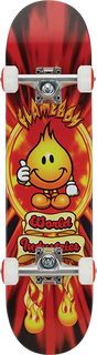 WORLD INDUSTRIES FLAMEBOY V2 SOFT TOP SKATEBOARD COMPLETE 7.0