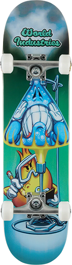 WORLD INDUSTRIES MADD SCIENTIST SKATEBOARD COMPLETE-7.5